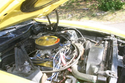 1971 Yellow Ford Mustang Mach 1