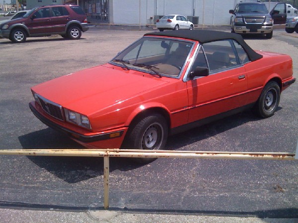 Maserati BiTurbo - photo by jeff barringer