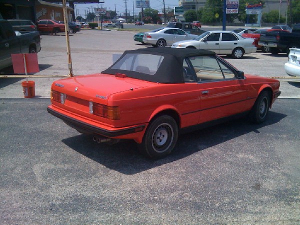 Maserati BiTurbo - photo by jeff barringer