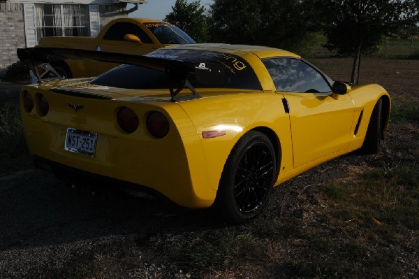 kingsnake racing c6.k after installation of CF wing, CF hood and ZR1 replic