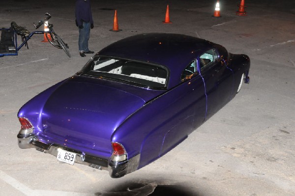 Hotrod Mercury owned by rock star Charlie Sexton outside the Austin Music H