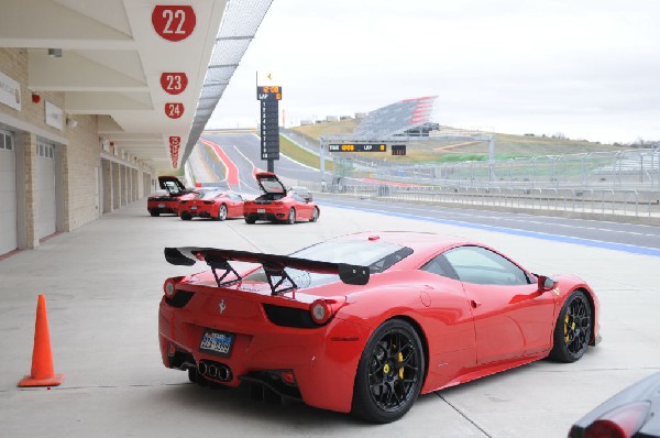 Ferrari Track Day at the Circuit Of The Americas Track in Austin, Texas 12/