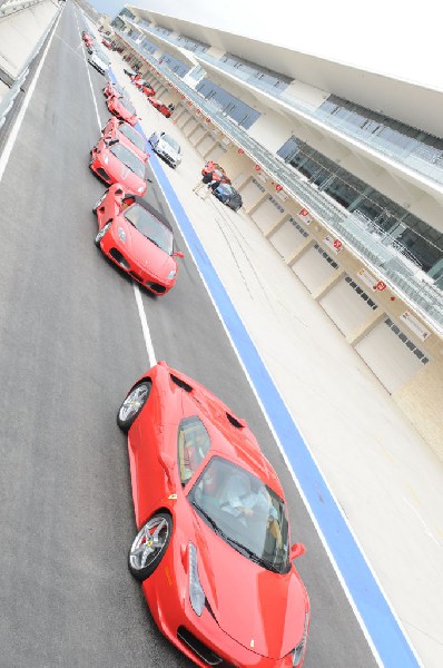 Ferrari Track Day at the Circuit Of The Americas Track in Austin, Texas 12/