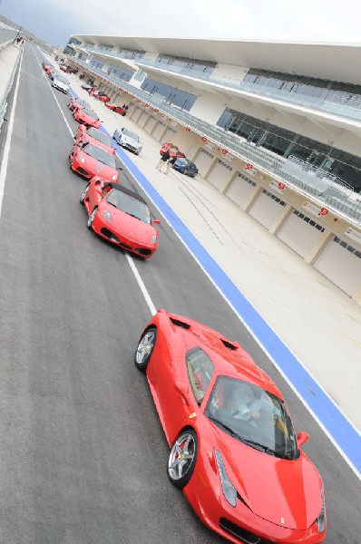 Ferrari Track Day at the Circuit Of The Americas Track in Austin, Texas 12/