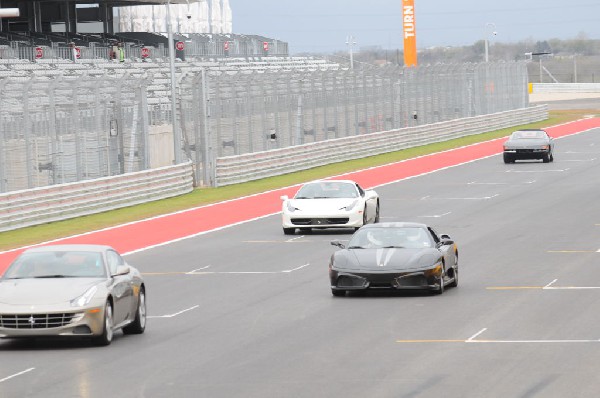 Ferrari Track Day at the Circuit Of The Americas Track in Austin, Texas 12/