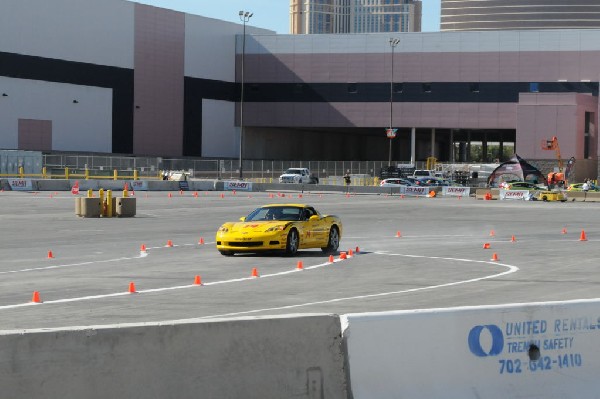 Bob Bondurant instructors take SEMA participants around SEMA MotorTrend Pro