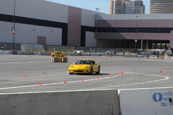 Bob Bondurant instructors take SEMA participants around SEMA MotorTrend Pro