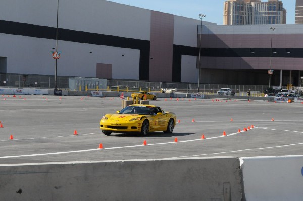 Bob Bondurant instructors take SEMA participants around SEMA MotorTrend Pro