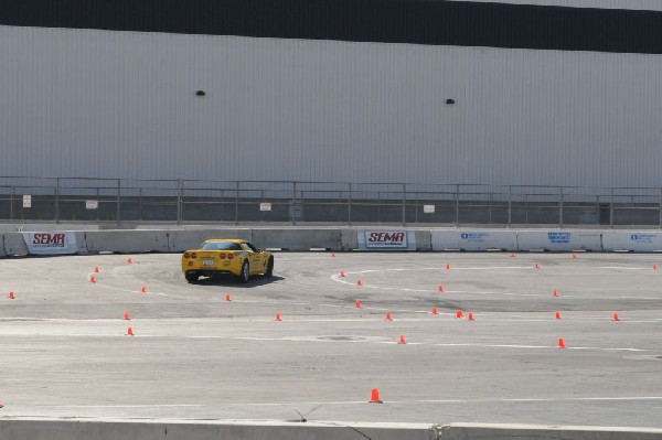 Bob Bondurant instructors take SEMA participants around SEMA MotorTrend Pro