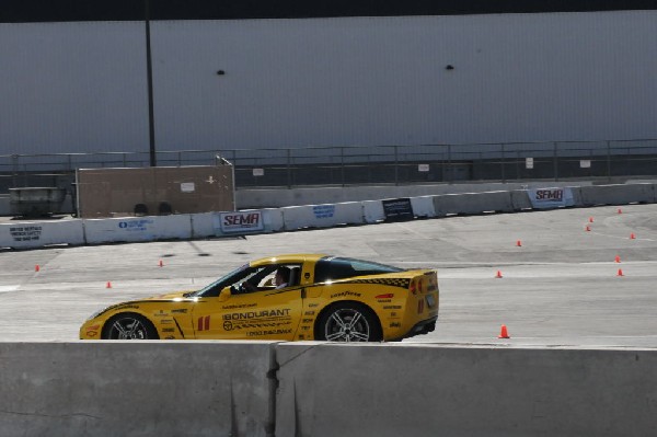 Bob Bondurant instructors take SEMA participants around SEMA MotorTrend Pro