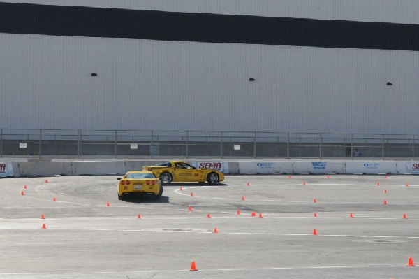 Bob Bondurant instructors take SEMA participants around SEMA MotorTrend Pro