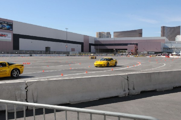 Bob Bondurant instructors take SEMA participants around SEMA MotorTrend Pro