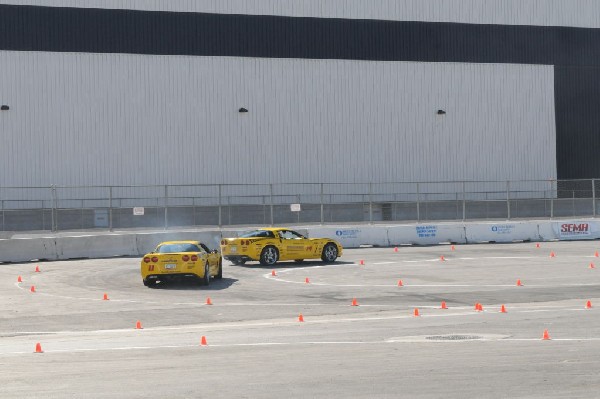 Bob Bondurant instructors take SEMA participants around SEMA MotorTrend Pro