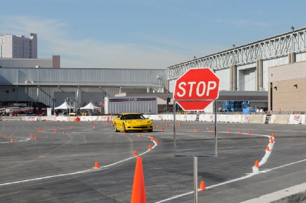 Bob Bondurant instructors take SEMA participants around SEMA MotorTrend Pro