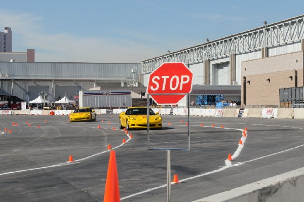 Bob Bondurant instructors take SEMA participants around SEMA MotorTrend Pro