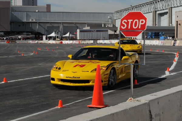 Bob Bondurant instructors take SEMA participants around SEMA MotorTrend Pro