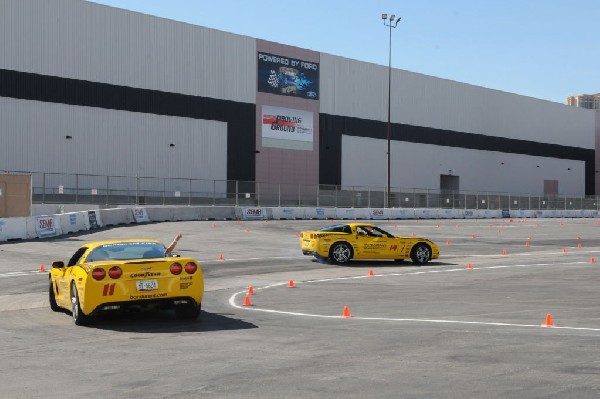 Bob Bondurant instructors take SEMA participants around SEMA MotorTrend Pro