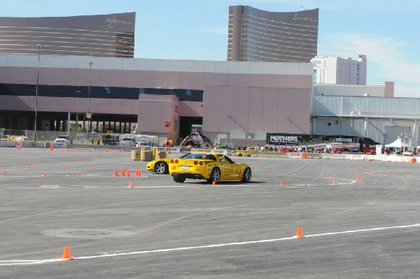 Bob Bondurant instructors take SEMA participants around SEMA MotorTrend Pro