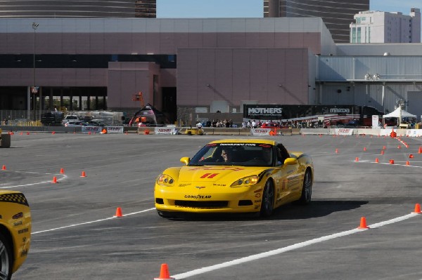 Bob Bondurant instructors take SEMA participants around SEMA MotorTrend Pro