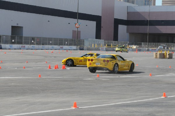 Bob Bondurant instructors take SEMA participants around SEMA MotorTrend Pro