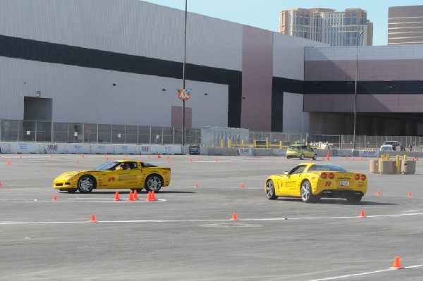 Bob Bondurant instructors take SEMA participants around SEMA MotorTrend Pro