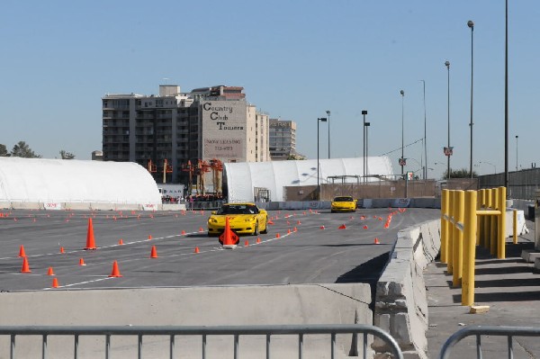 Bob Bondurant instructors take SEMA participants around SEMA MotorTrend Pro