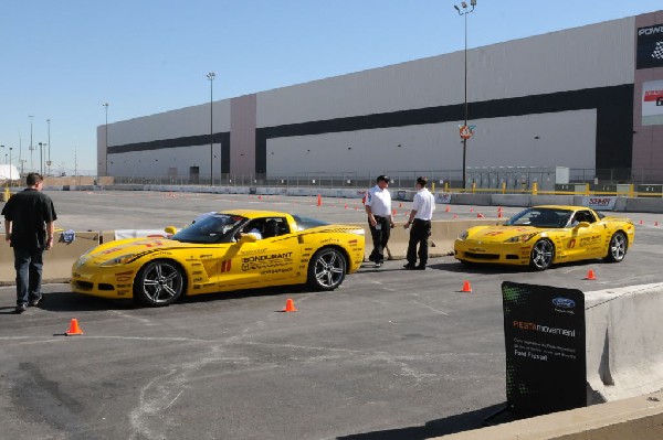 Bob Bondurant instructors take SEMA participants around SEMA MotorTrend Pro