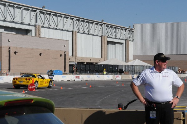 Bob Bondurant instructors take SEMA participants around SEMA MotorTrend Pro