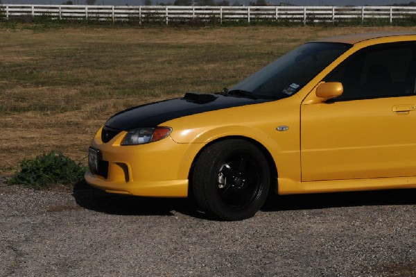 kingsnake racing 2003.5 MazdaSpeed Protege gets blacked out