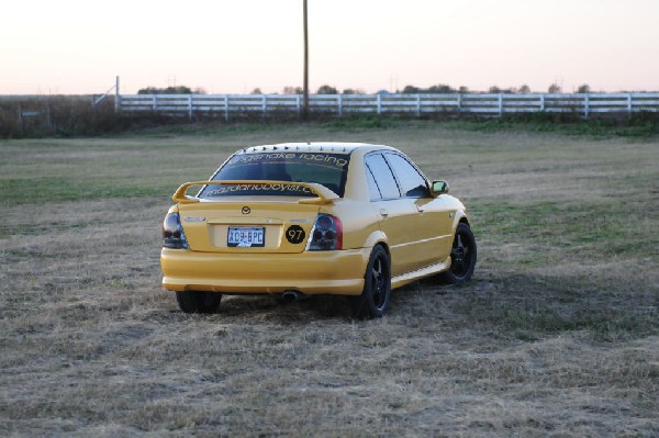 kingsnake racing 2003.5 MazdaSpeed Protege gets it's first graphic set